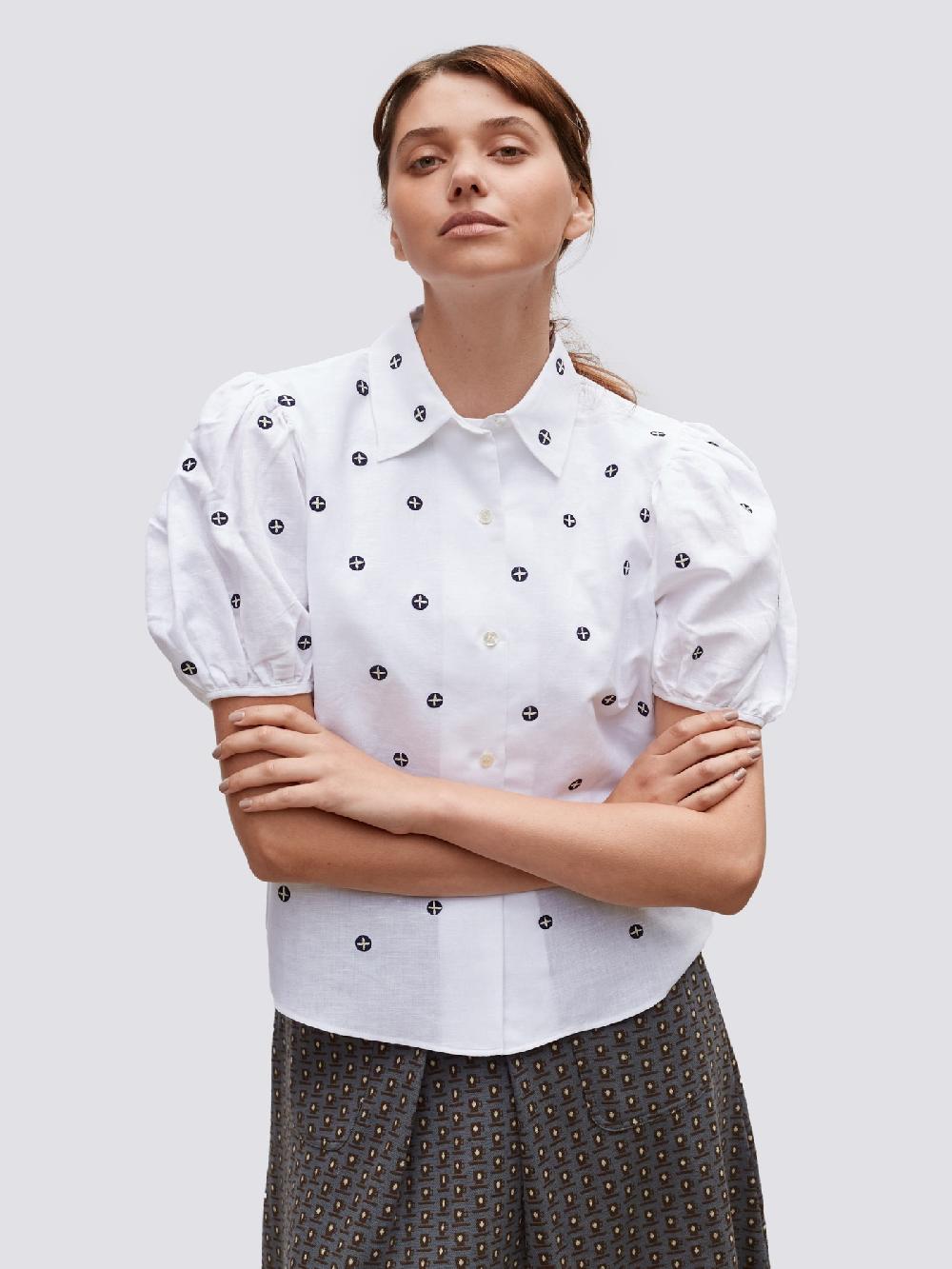 Jupe By Jackie Dee - (Off) White Cotton Linen Blend