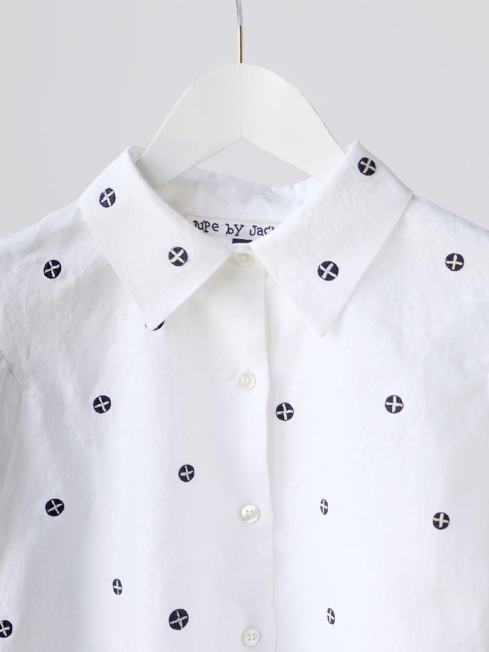 Jupe By Jackie Dee - (Off) White Cotton Linen Blend