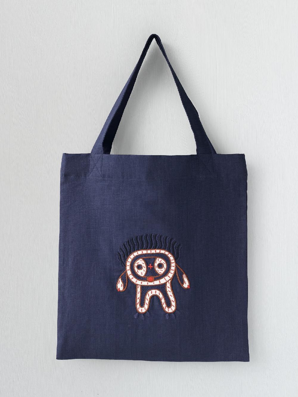 jupe by jackie Delphi - Navy 100% linen Character