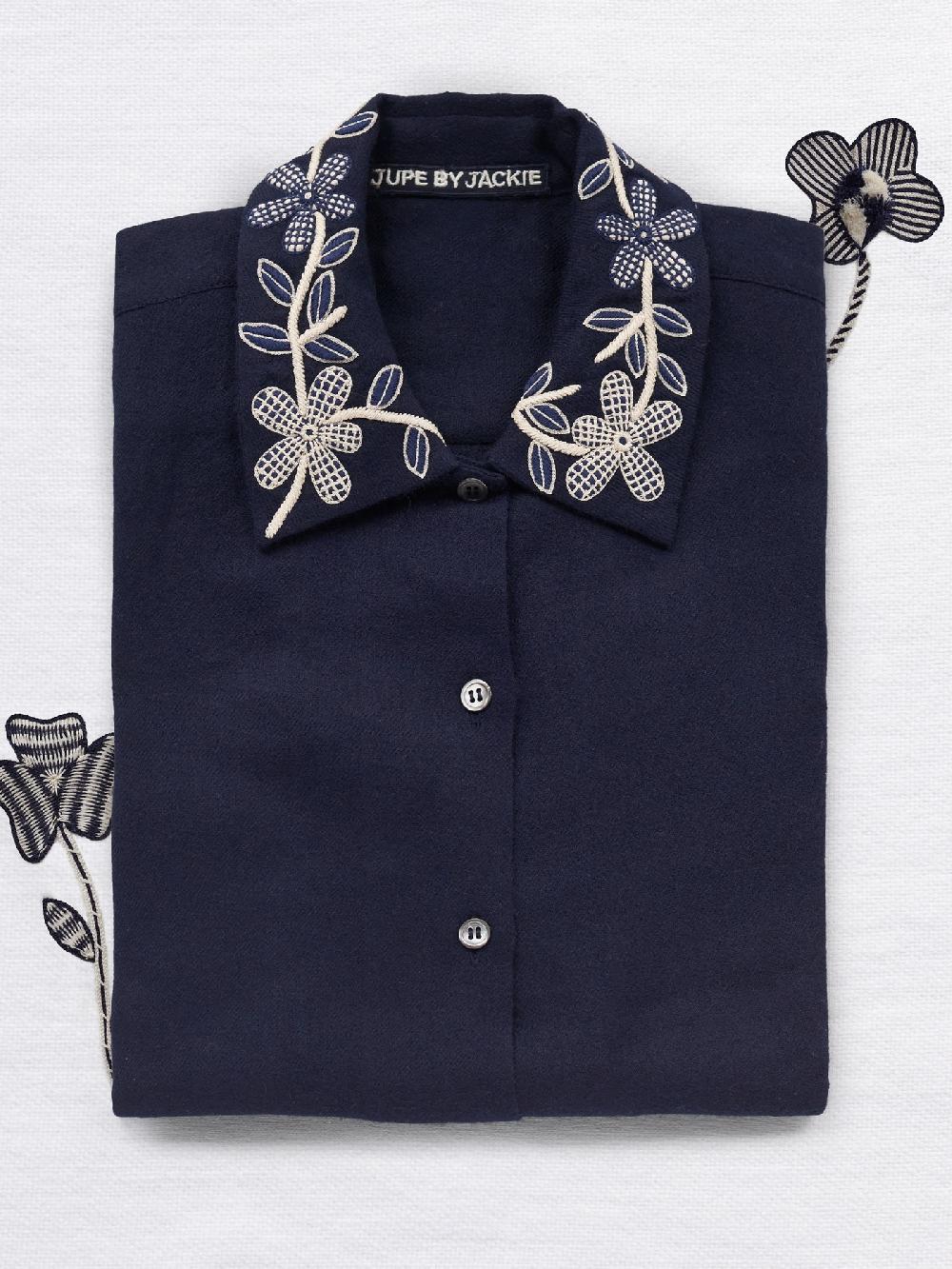 jupe by jackie Denia - Navy 100% wool Tops+Shirts