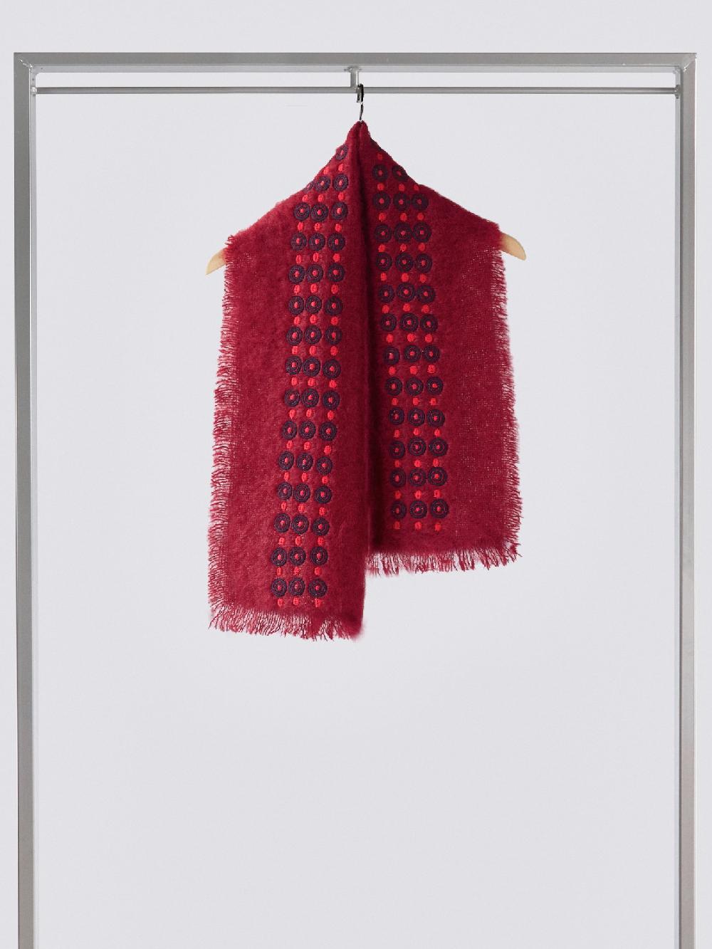 jupe by jackie Denslow - Burgundy 100% mohair