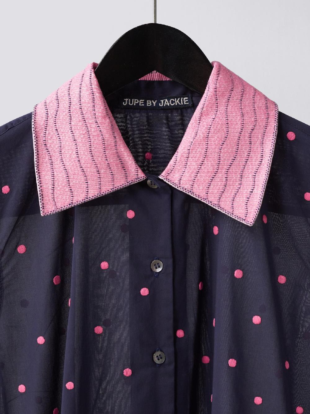 Jupe By Jackie Dynasty - Navy 100% Cotton Voile