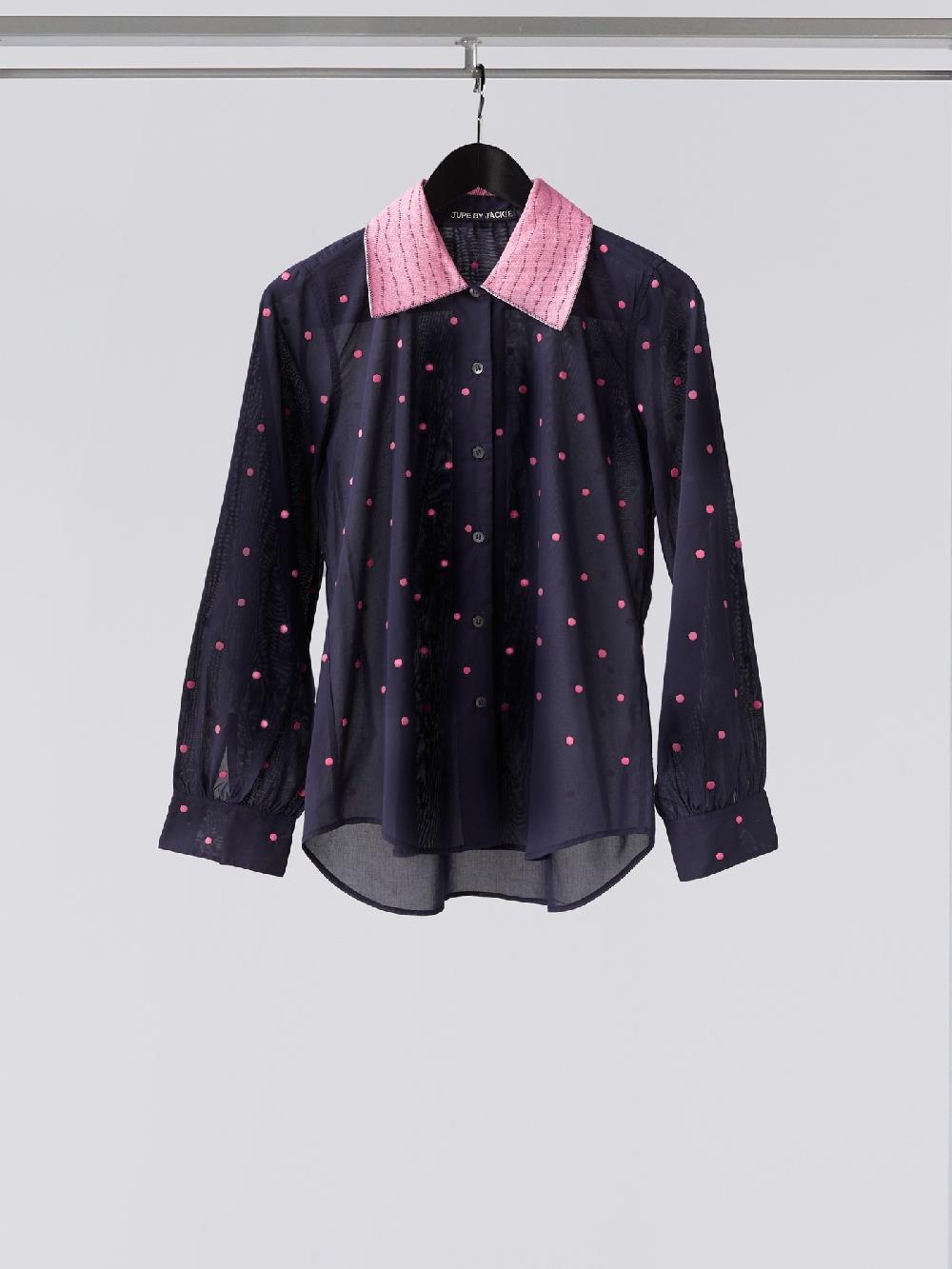 jupe by jackie Dynasty - Navy 100% cotton voile