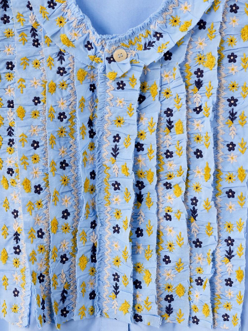 Jupe By Jackie Elair - Blue 100% Cotton