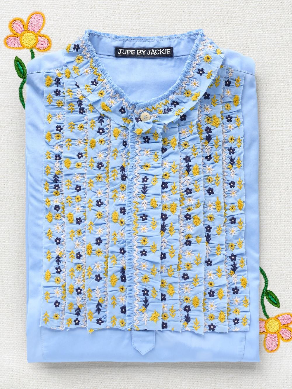 jupe by jackie Elair - Blue 100% cotton