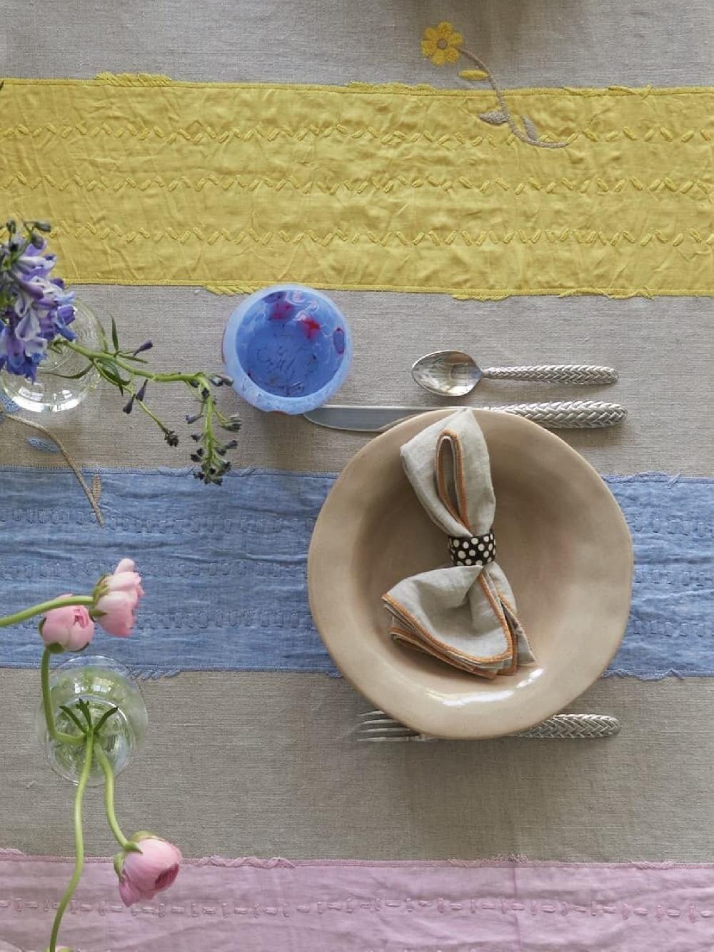 Jupe By Jackie Escalet - Beige 100% Linen