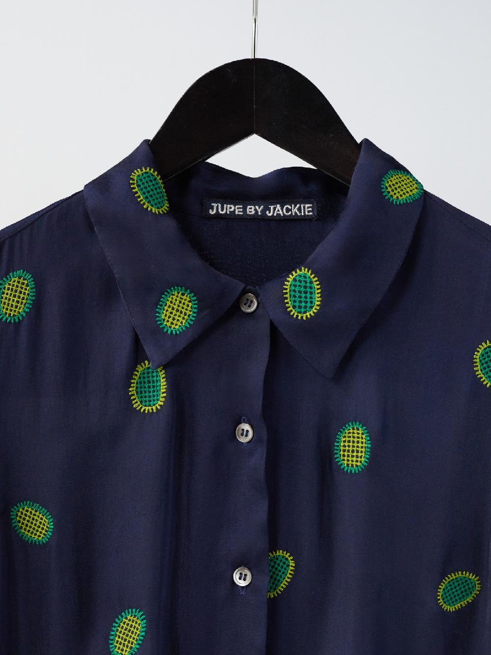 Jupe By Jackie Fath - Navy Modal Silk