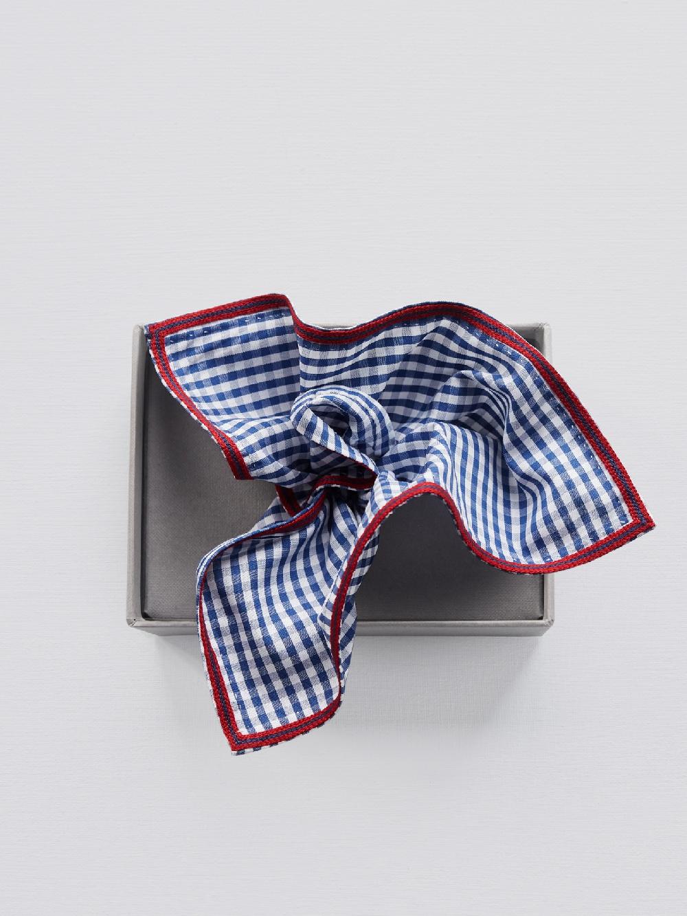 jupe by jackie Fos Checks - Blue 100% cotton