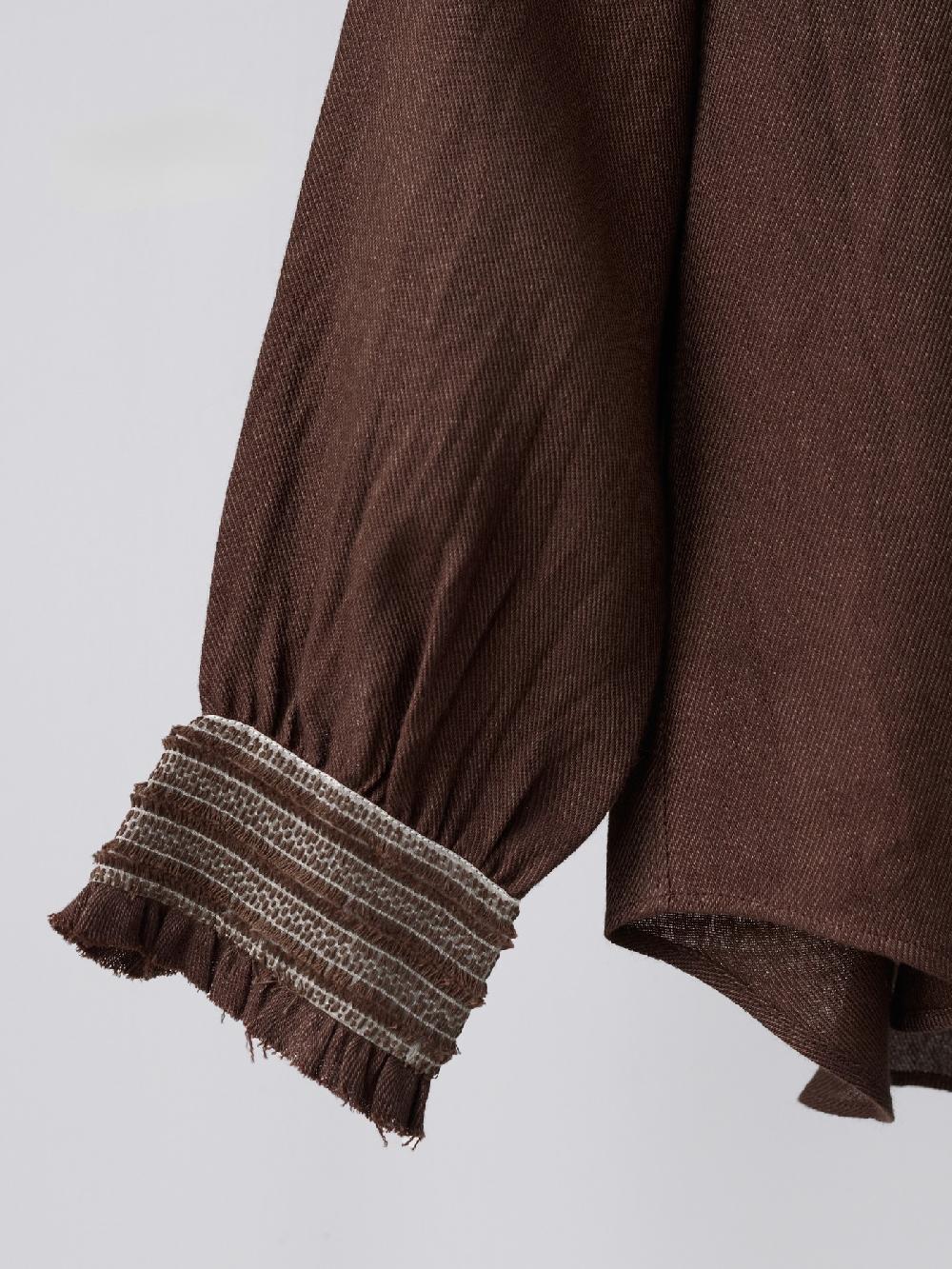 Jupe By Jackie Frankie - Brown Linen Wool Blend