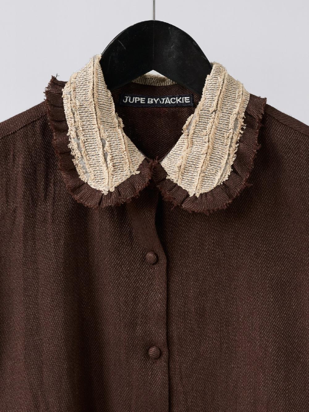 Jupe By Jackie Frankie - Brown Linen Wool Blend