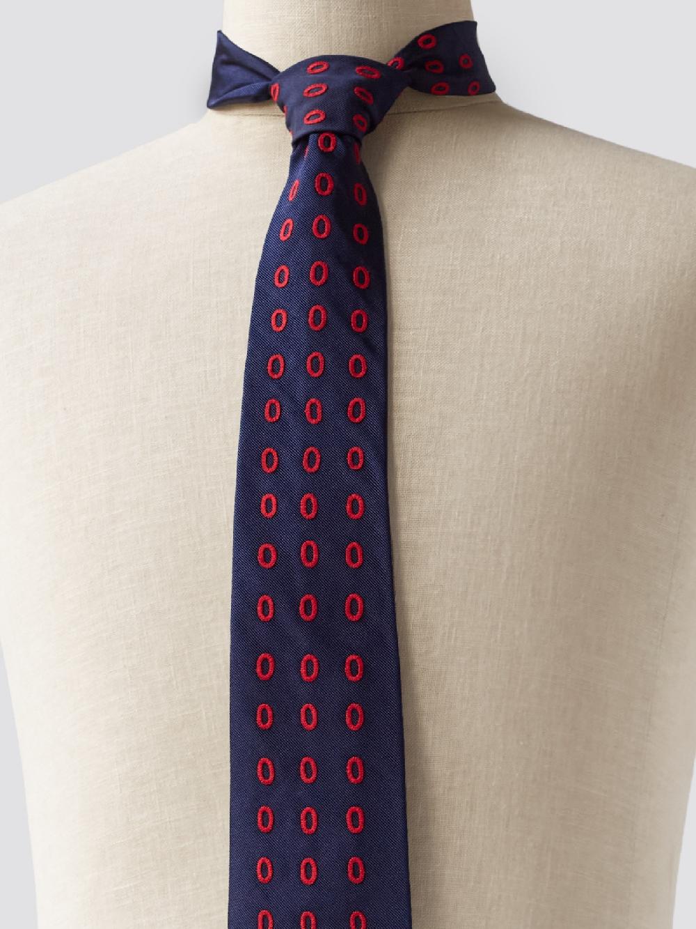 Jupe By Jackie Free - Navy 100% Silk Red Less