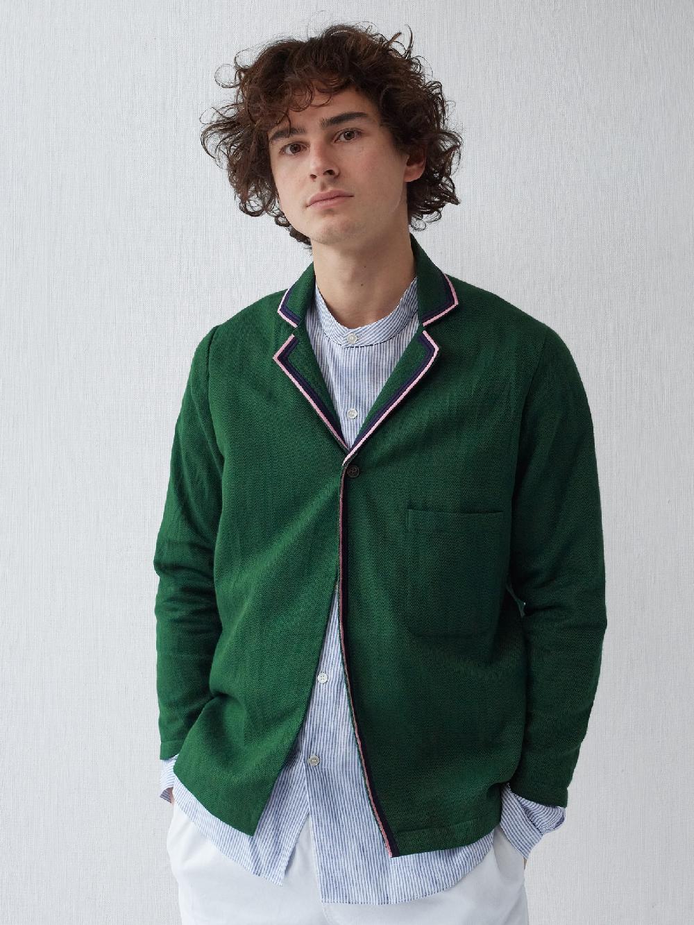 Jupe By Jackie Freeman - Green 62% Wool 38% Cotton