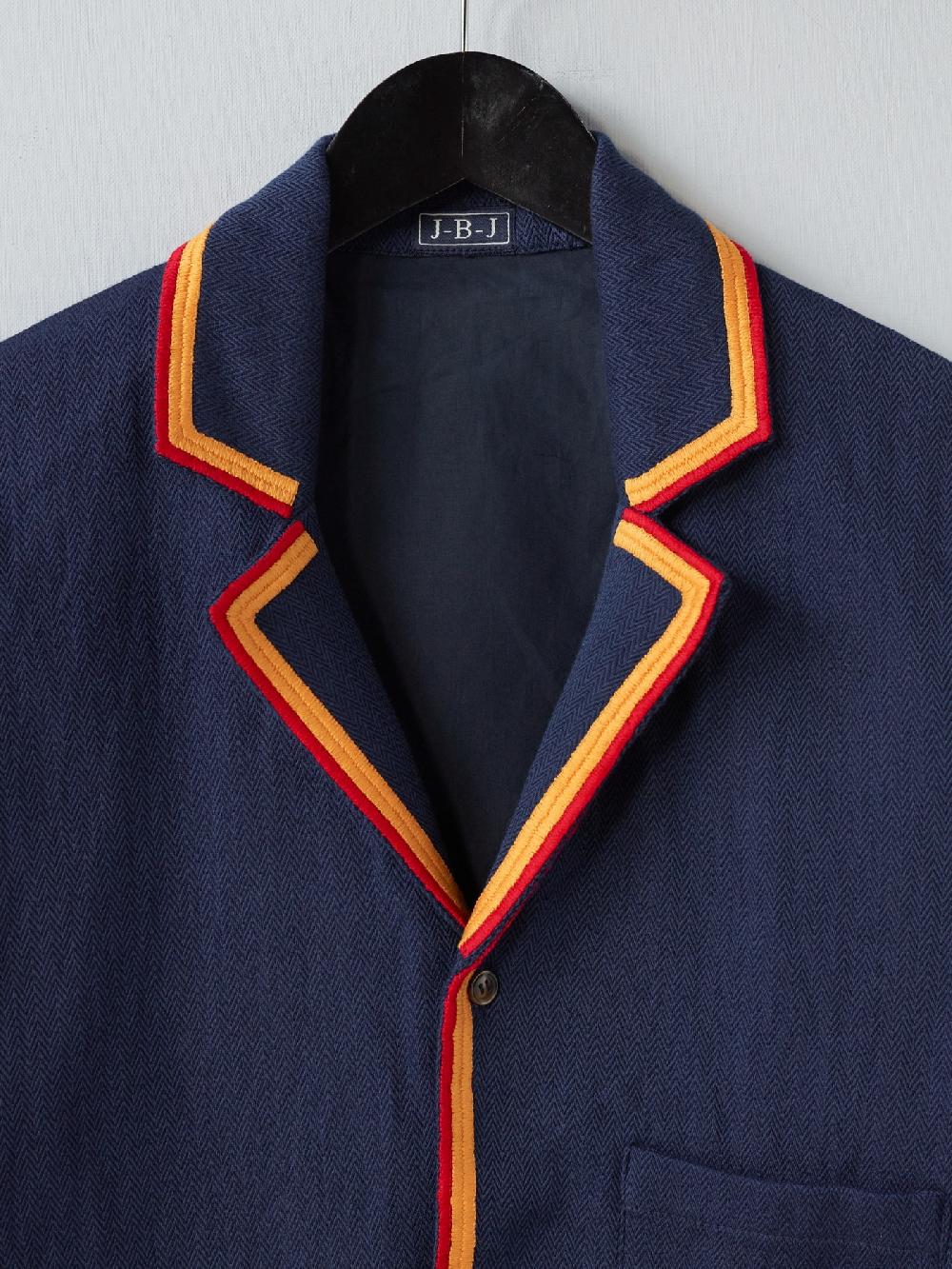 Jupe By Jackie Freeman Navy - Navy Cotton Wool Blend