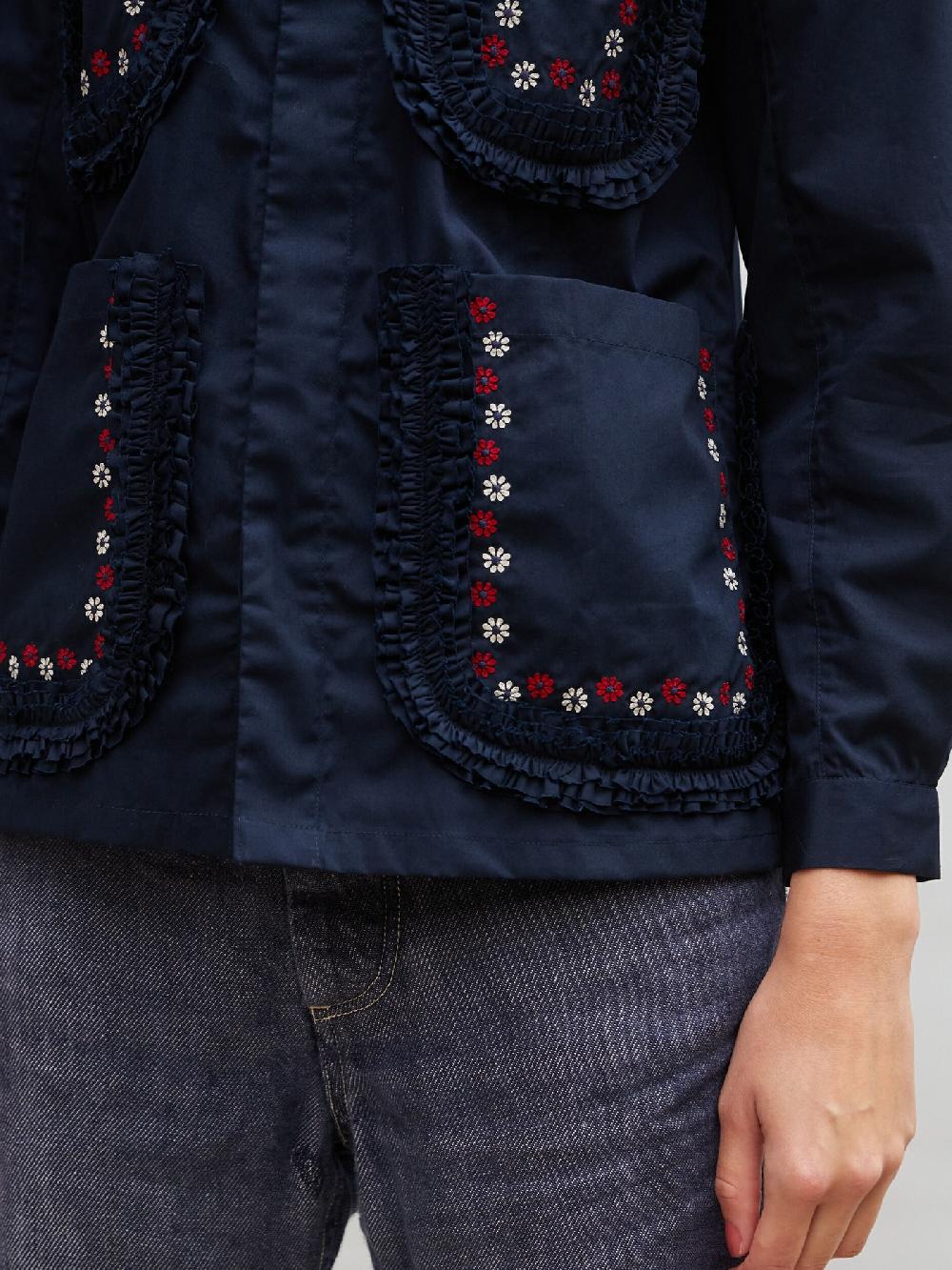 Jupe By Jackie Frey - Navy 100% Cotton Poplin More