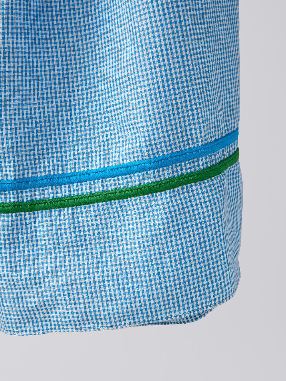 Jupe By Jackie Fuma - Blue Cotton Linen Blend