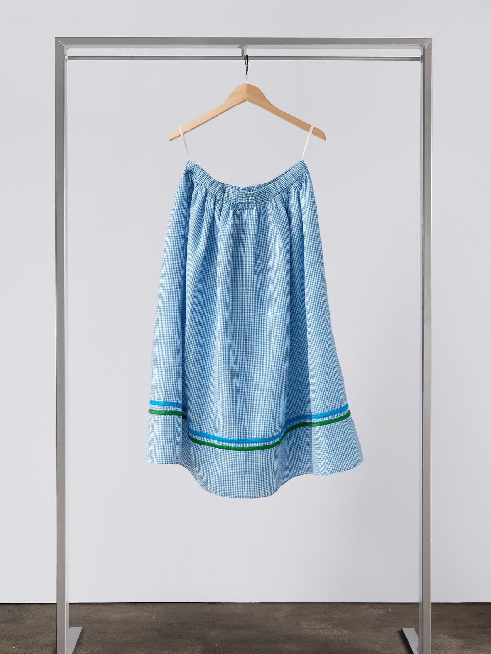 Jupe By Jackie Fuma - Blue Cotton Linen Blend