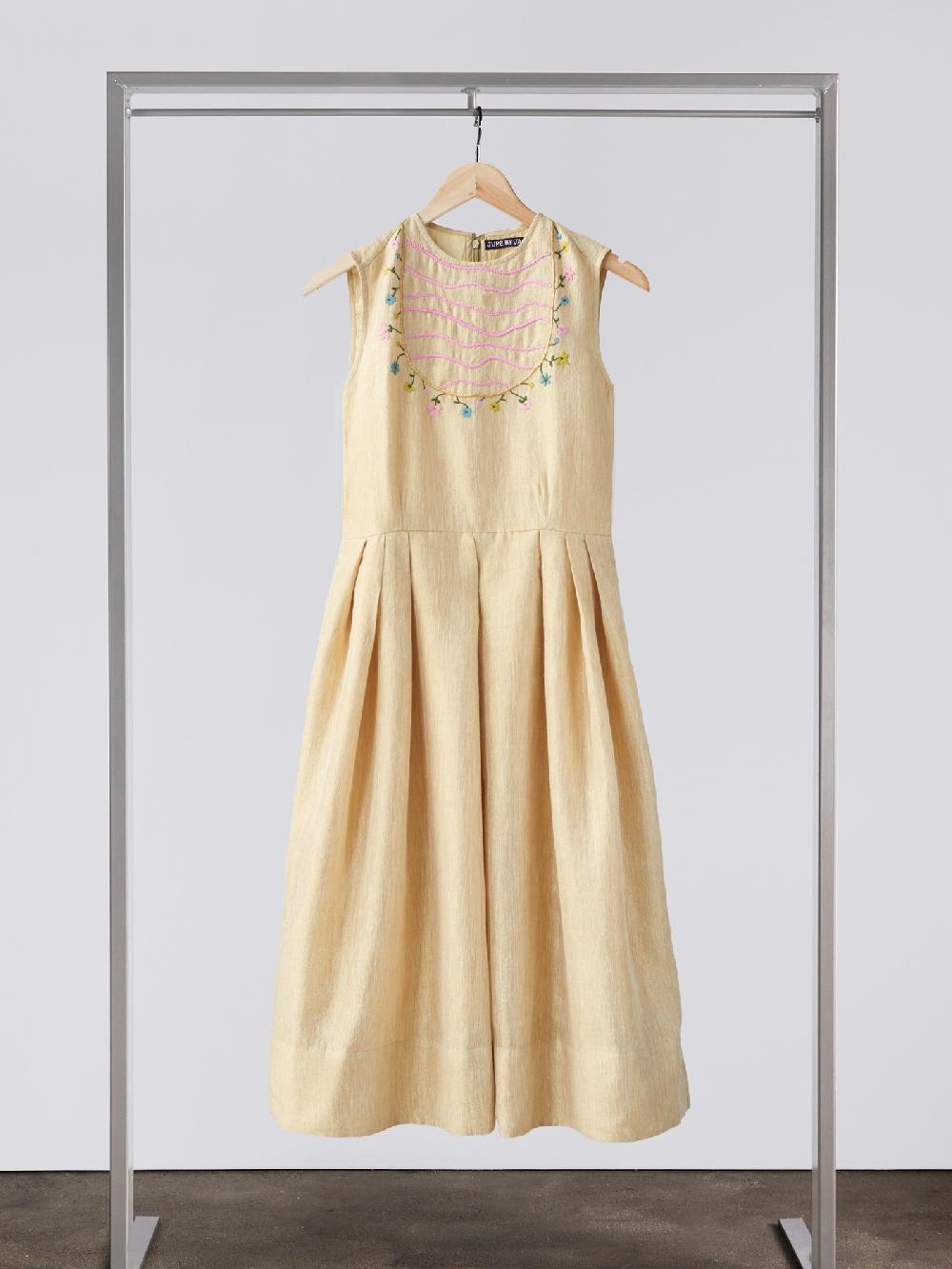 Jupe By Jackie Gae - Yellow 100% Linen