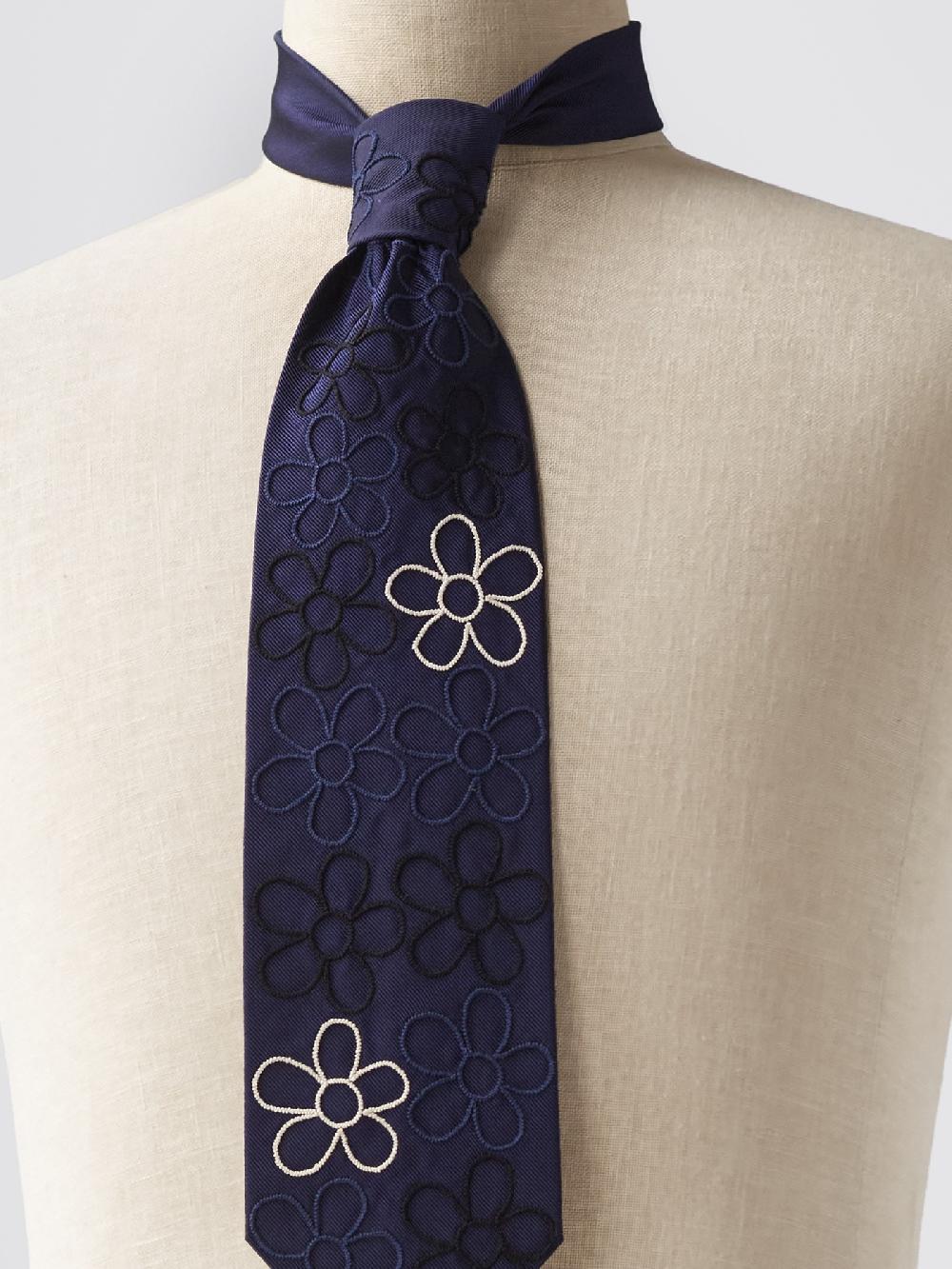 Jupe By Jackie Giardino M - Navy 100% Silk