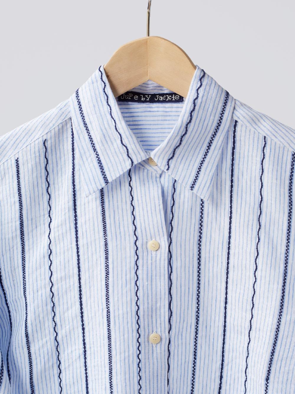 Jupe By Jackie Glenbow - Light Blue 100% Linen