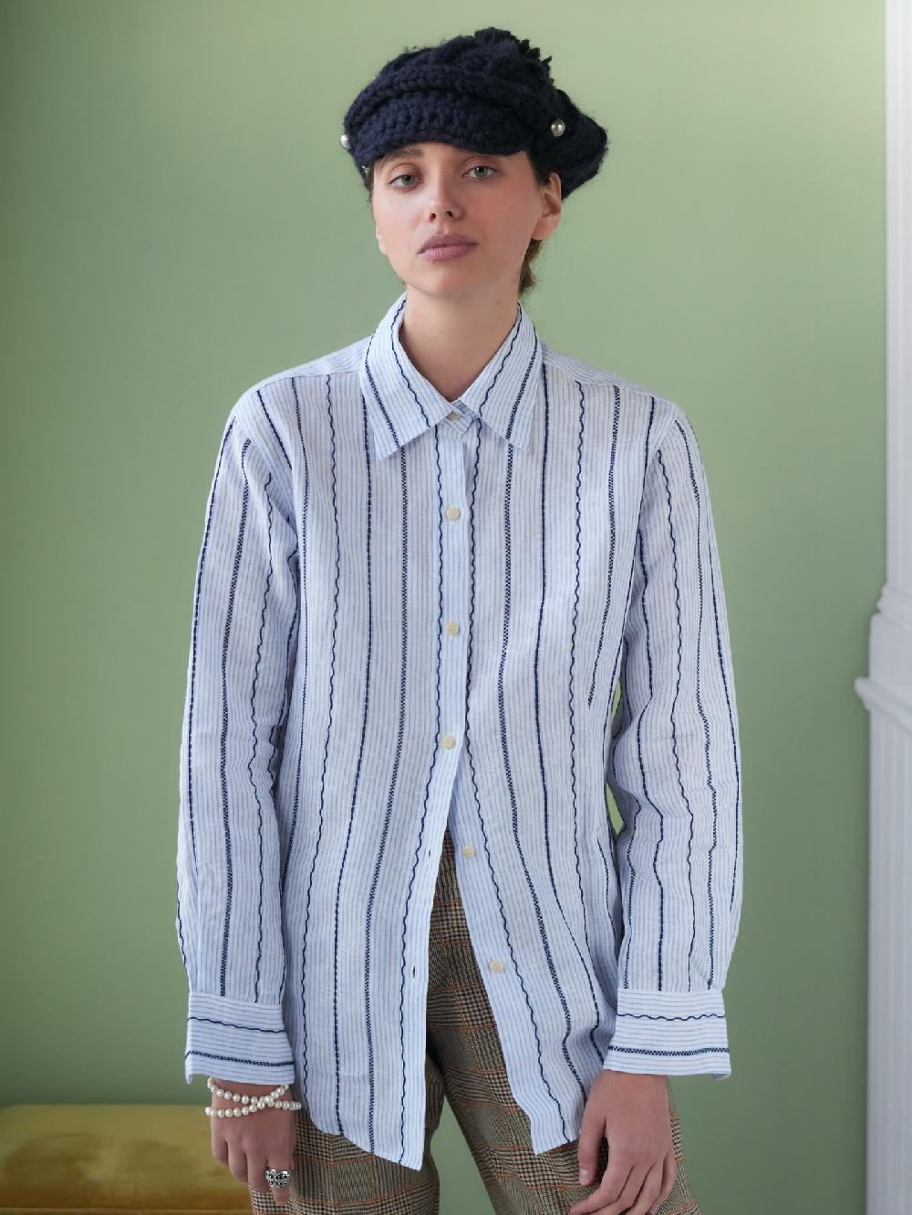 jupe by jackie Glenbow - Light Blue 100% linen