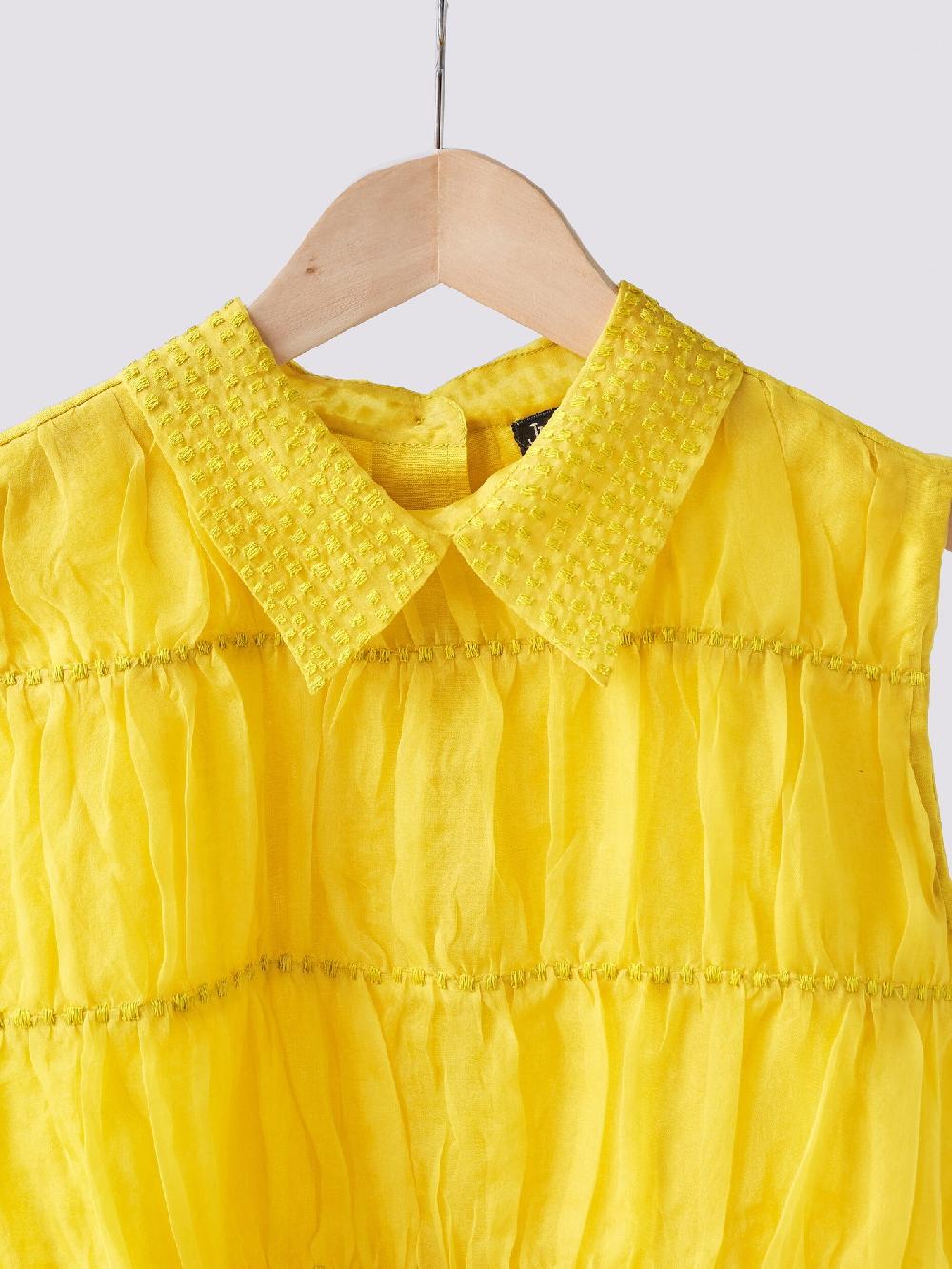 Jupe By Jackie Glimcher - Yellow 100% Silk