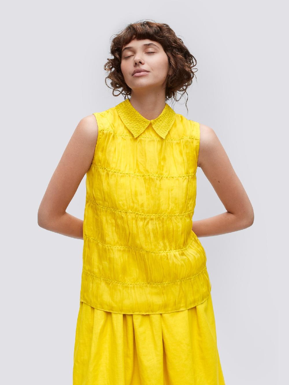 jupe by jackie Glimcher - Yellow 100% silk