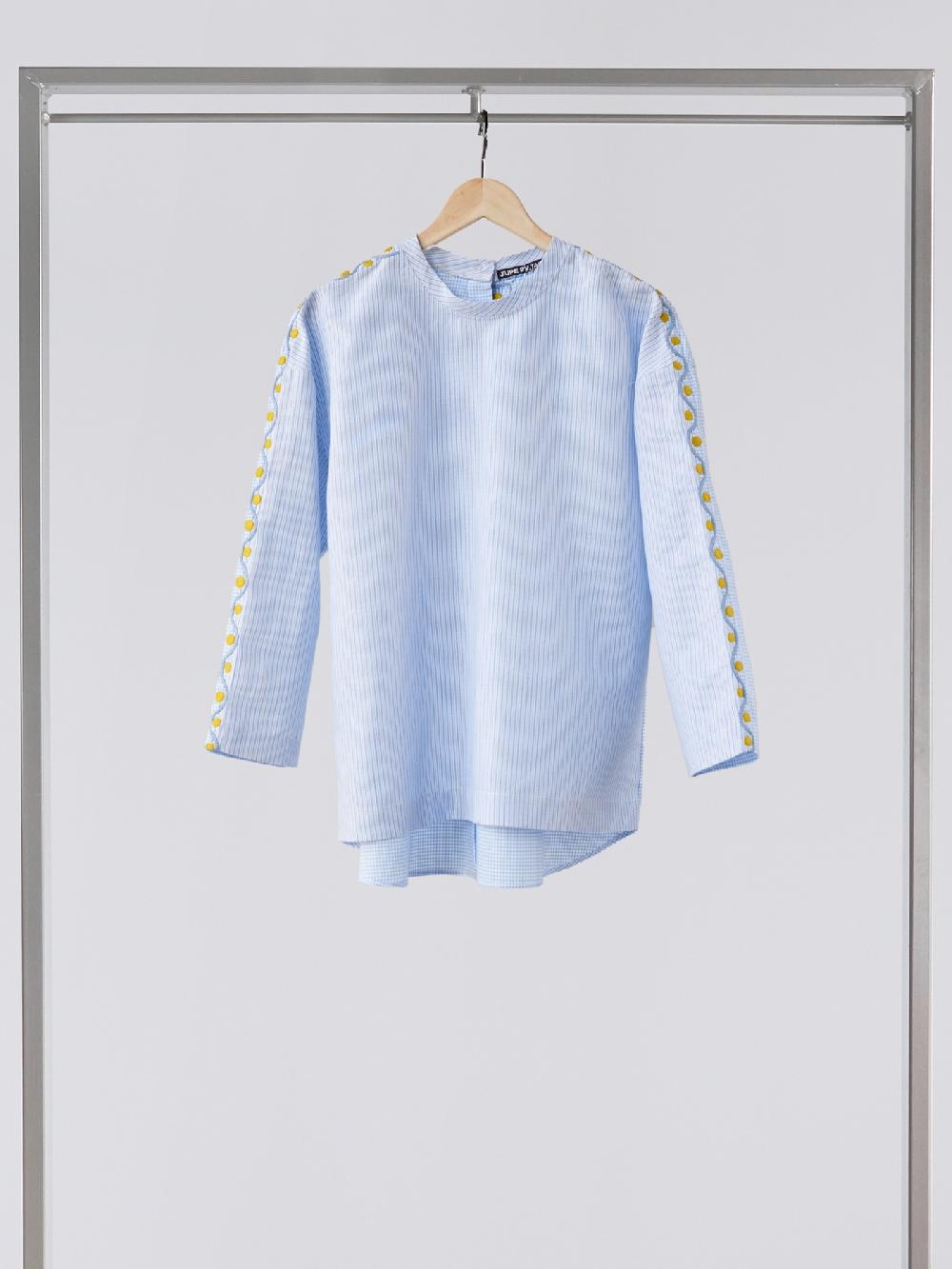 Jupe By Jackie Goyu - Light Blue 100% Cotton