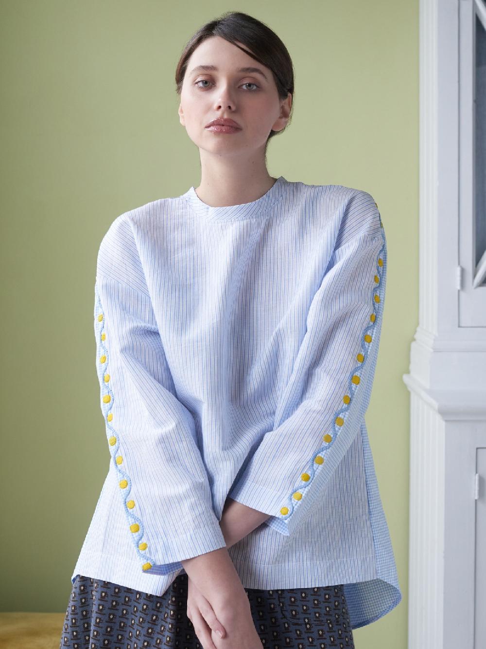 jupe by jackie Goyu - Light Blue 100% cotton