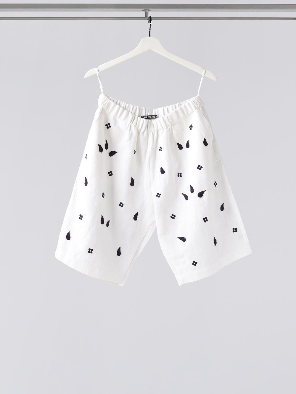 jupe by jackie Grains Short - (Off) White 100% linen