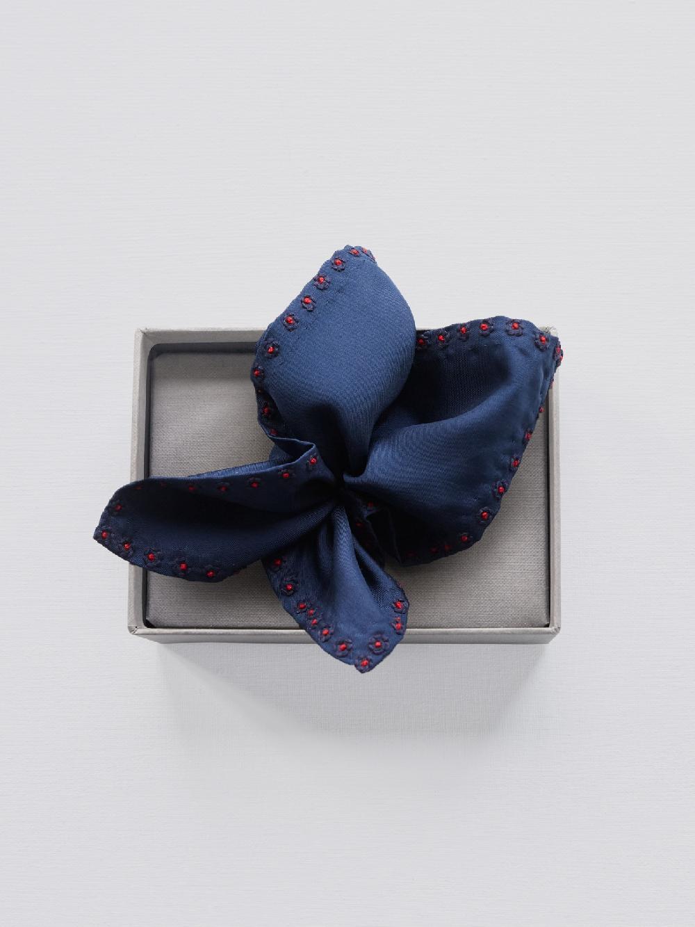 jupe by jackie Grau - Navy 100% soft silk