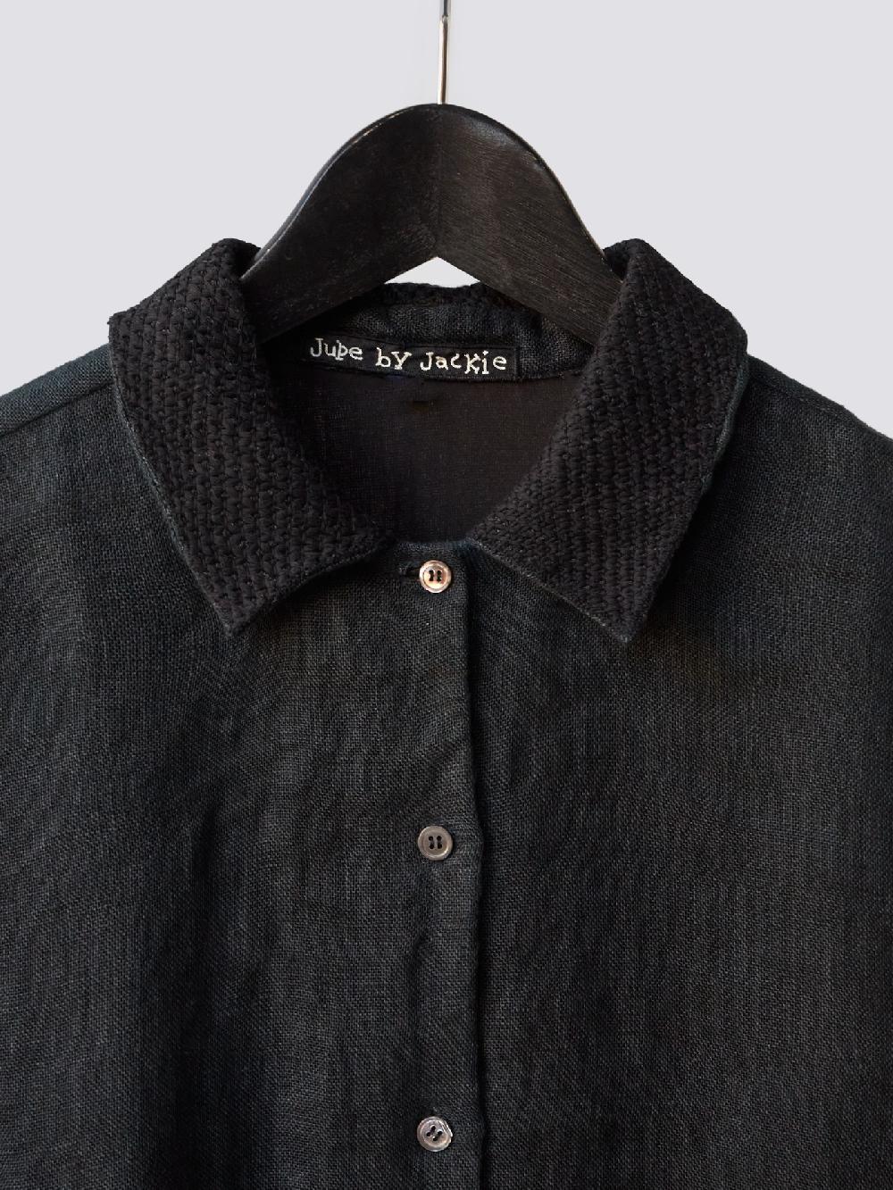 Jupe By Jackie Gray - Black 100% Linen Dresses