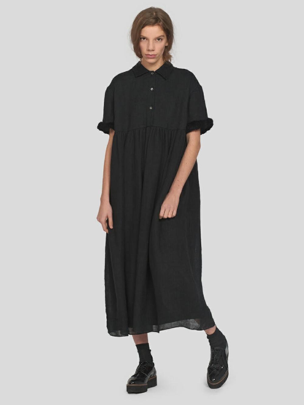Jupe By Jackie Gray - Black 100% Linen Dresses