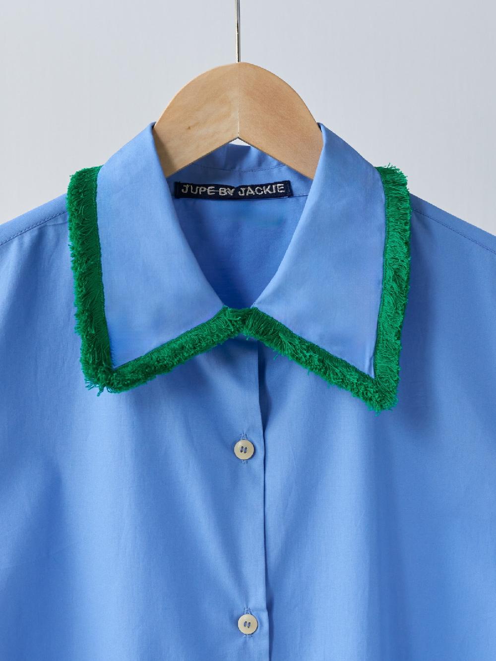 Jupe By Jackie Green Grass - Blue 100% Cotton Poplin