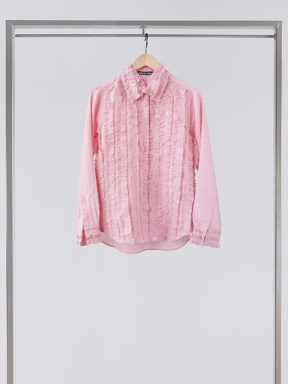 Jupe By Jackie Gremille - Pink 100% Linen Tops+Shirts