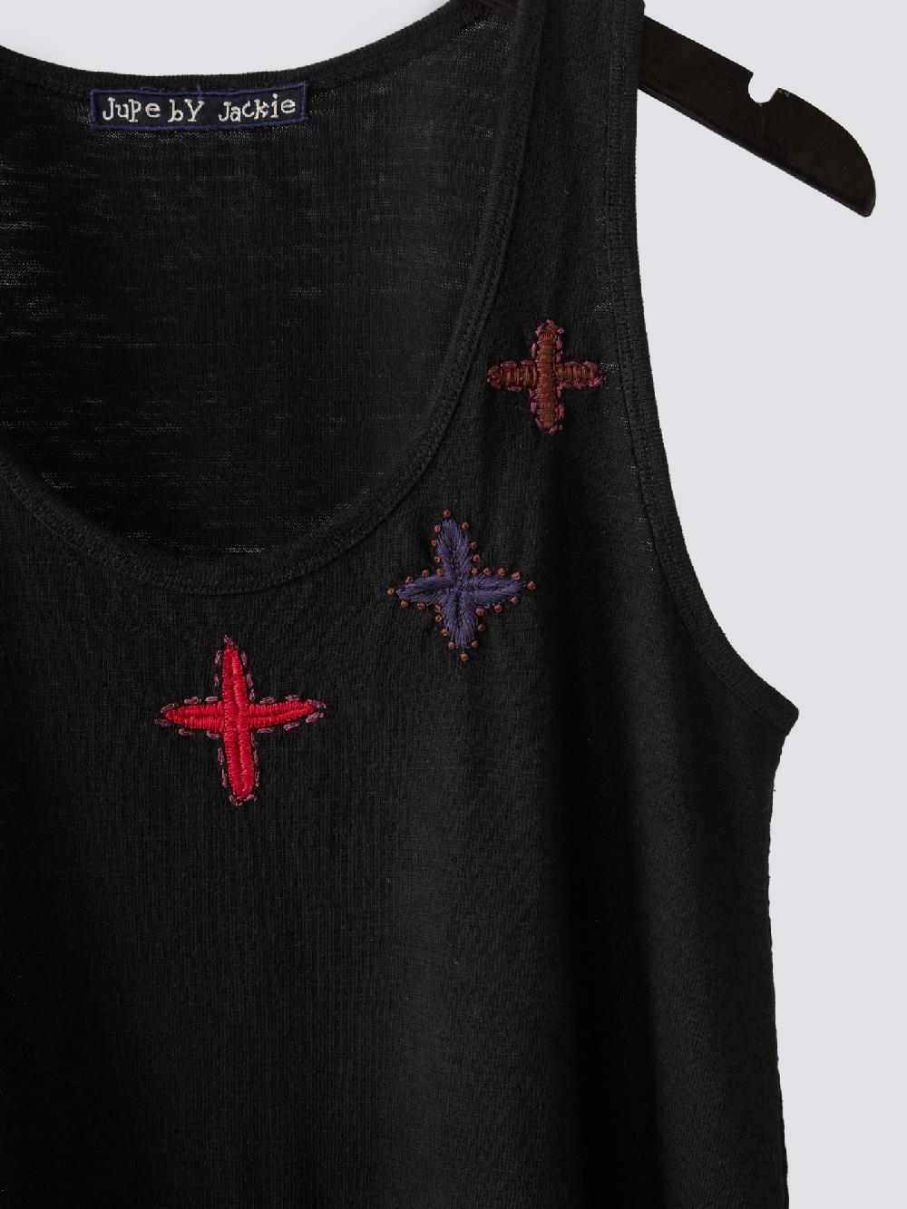 Jupe By Jackie Greta Dr - Black 98% Cotton 2% Elastine