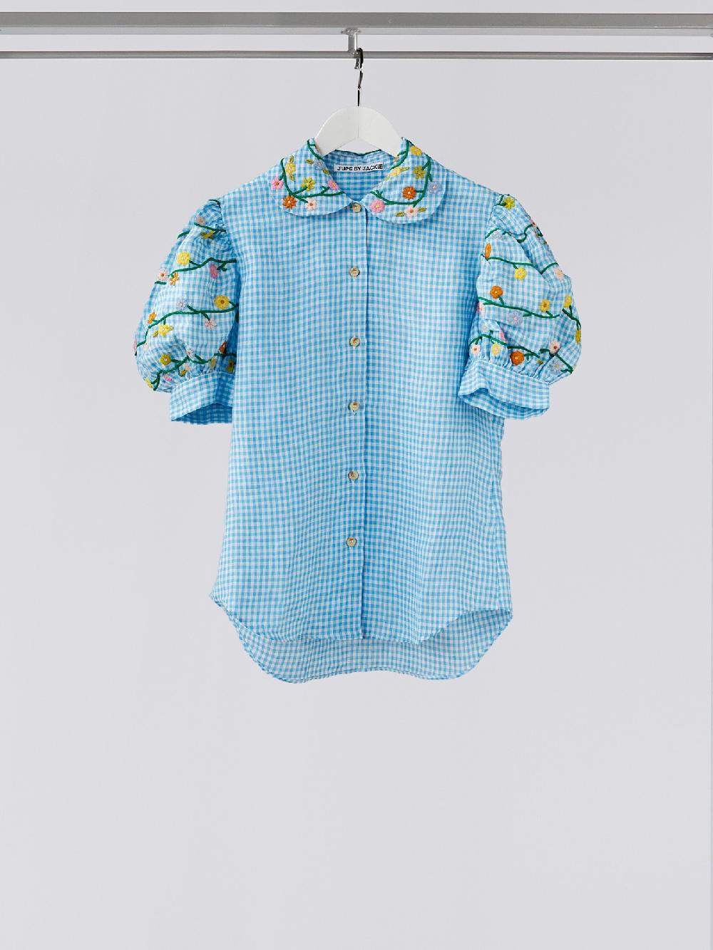 jupe by jackie Hana T. - Light Blue 100% linen