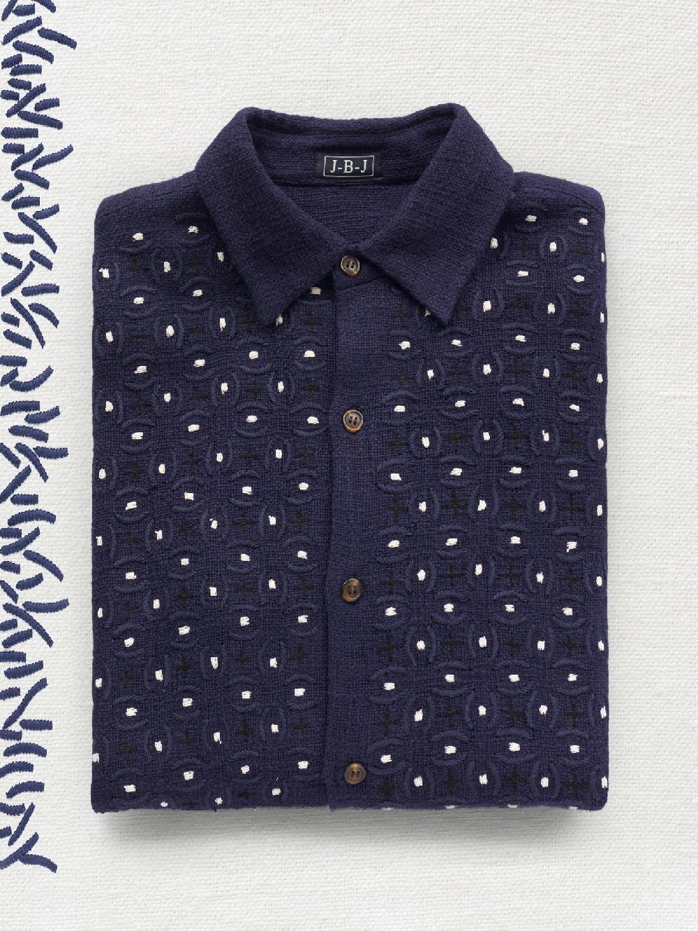 jupe by jackie Hari II - Navy 100% khadi cotton