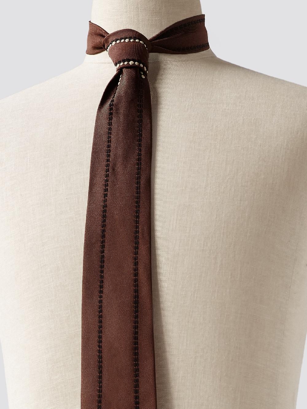 Jupe By Jackie Harrison - Brown 100% Silk