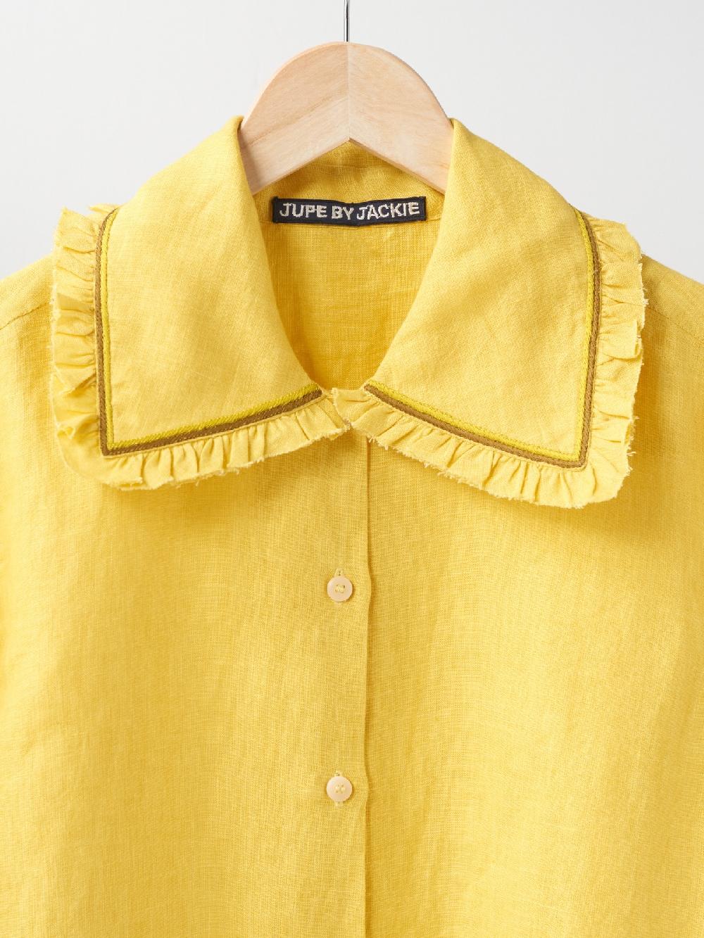Jupe By Jackie Heffron - Yellow 100% Linen