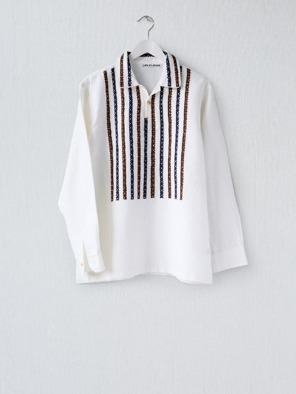 Jupe By Jackie Heller - (Off) White 100% Linen