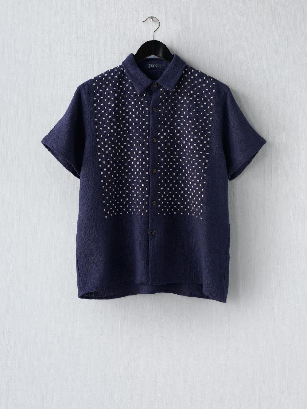 Jupe By Jackie Hera - Navy 100% Khadi Cotton