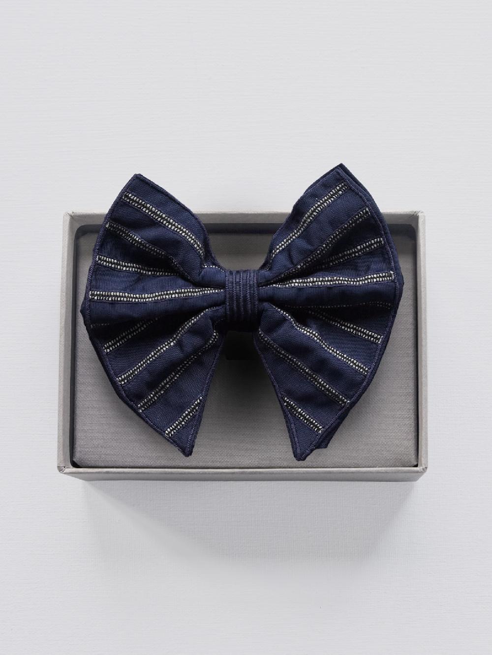 jupe by jackie Hockney Lines Point - Navy 100% silk