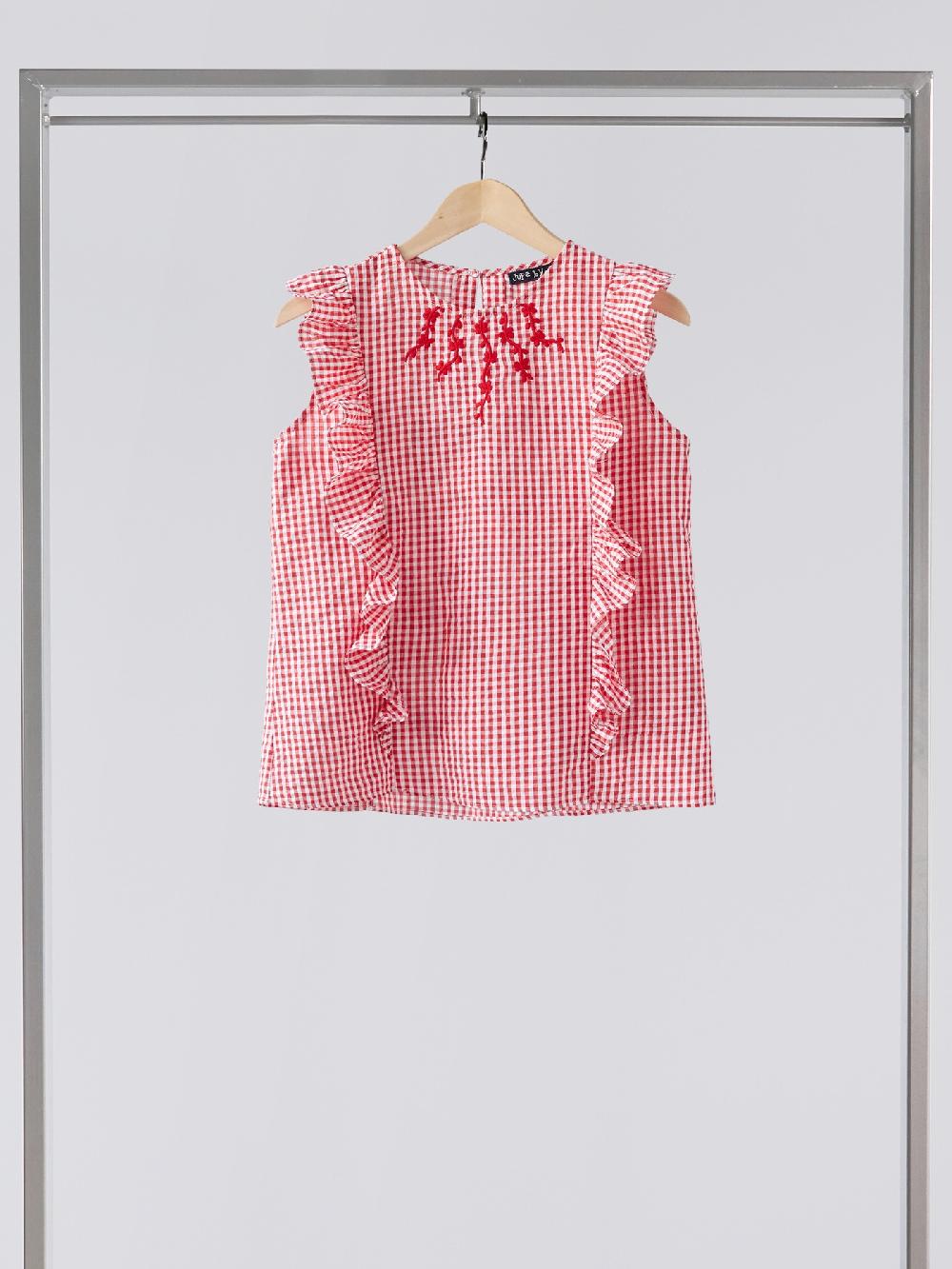 jupe by jackie Jablonka - Red 100% cotton