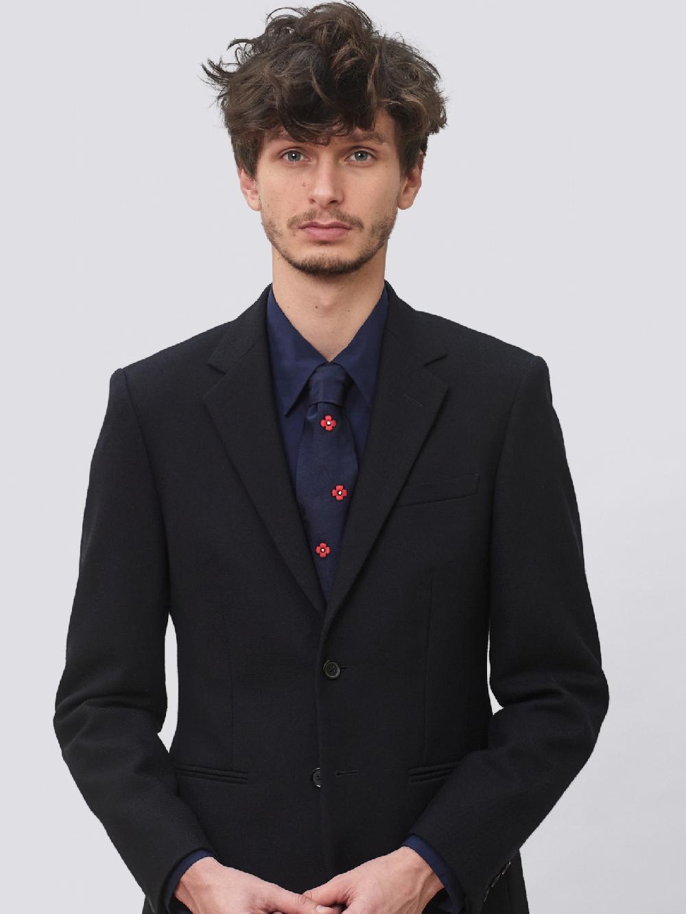 jupe by jackie Janet - Navy 100% silk