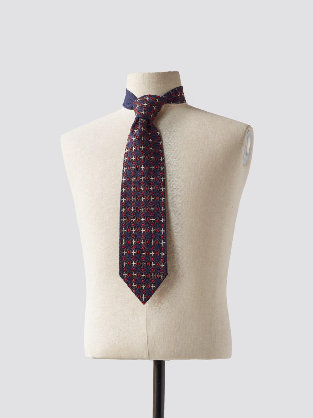 jupe by jackie Jason - Navy linen wool mix