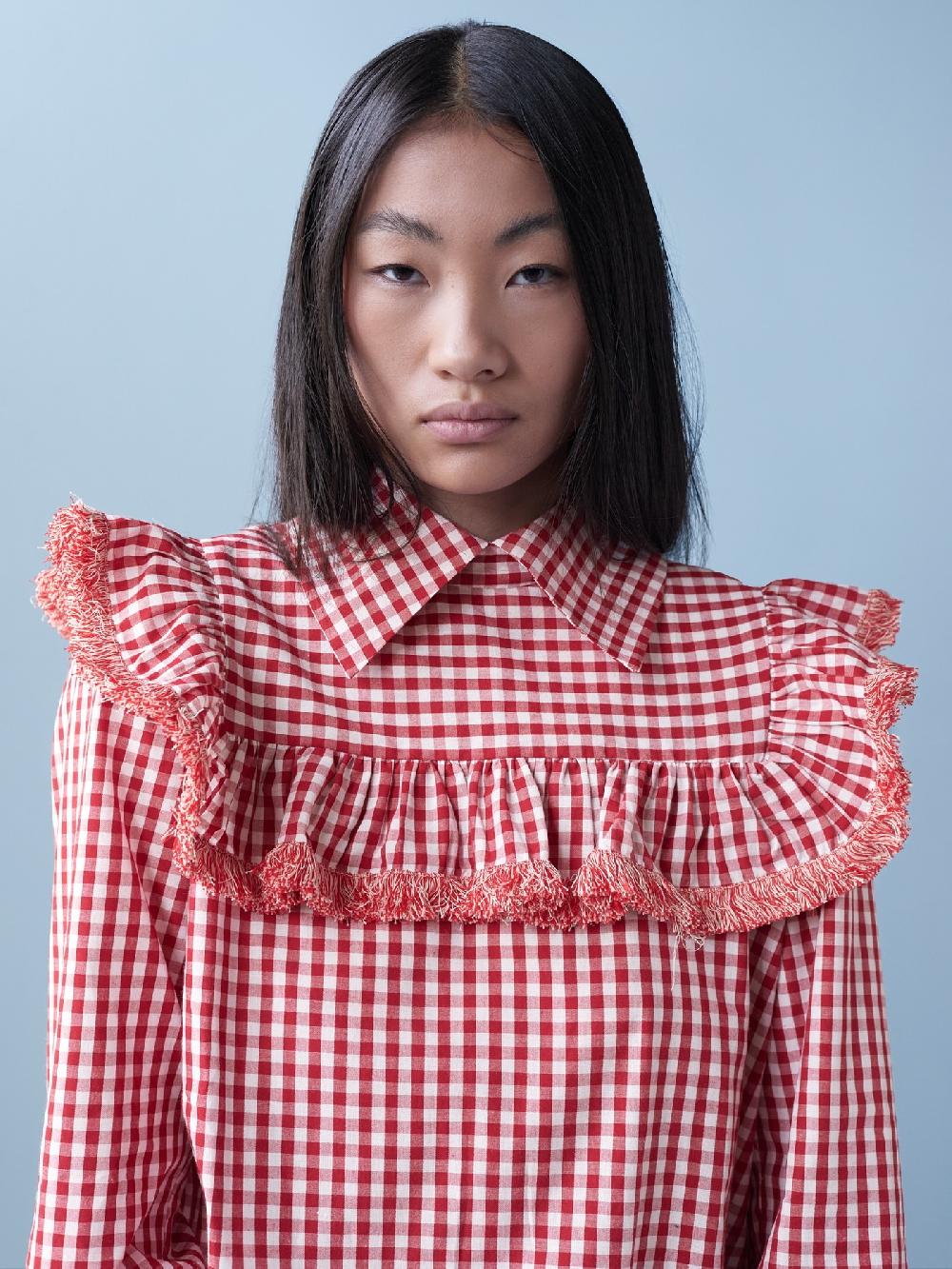 jupe by jackie Josh - Red 100% cotton poplin