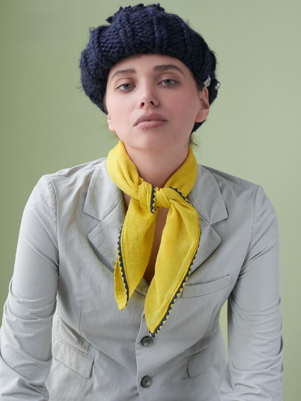 jupe by jackie Just - Yellow light wool Scarfs
