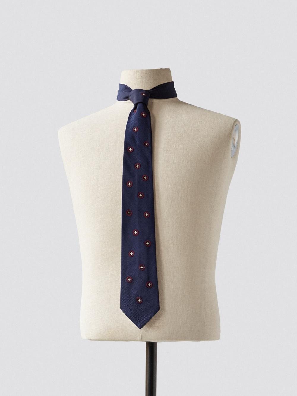 jupe by jackie Justa - Navy 100% silk red