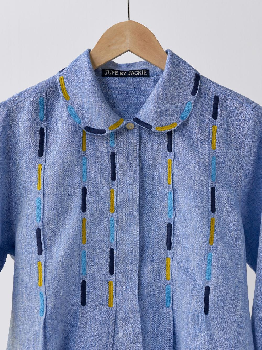 Jupe By Jackie Kapera - Blue 100% Linen