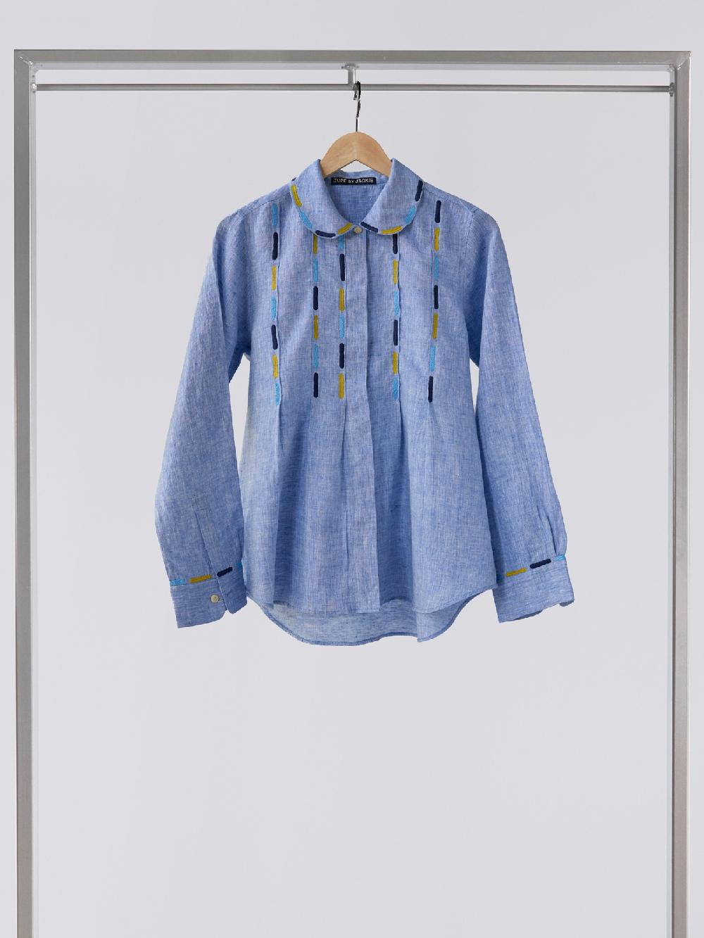 jupe by jackie Kapera - Blue 100% linen